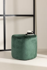 Peg Pouf - grün/Polyester - Samt - Ottomane / Poufs - ALVAHOME