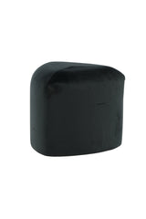 Peg Pouf - schwarz/Polyester - Samt - Ottomane / Poufs - ALVAHOME