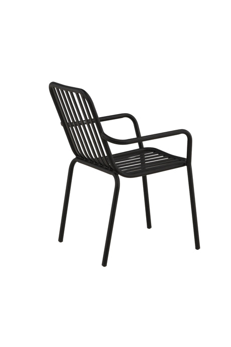 Peking Outdoor - Essstuhl - schwarz/Aluminum - Outdoor - Essstühle - ALVAHOME