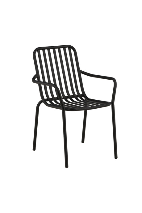 Peking Outdoor - Essstuhl - schwarz/Aluminum - Outdoor - Essstühle - ALVAHOME