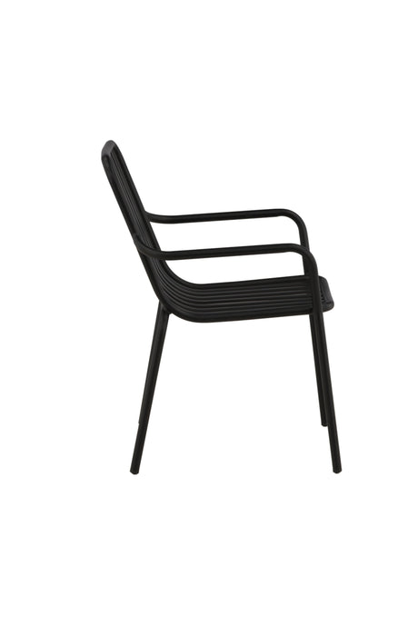 Peking Outdoor - Essstuhl - schwarz/Aluminum - Outdoor - Essstühle - ALVAHOME