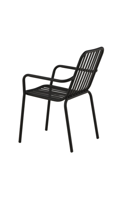 Peking Outdoor - Essstuhl - schwarz/Aluminum - Outdoor - Essstühle - ALVAHOME