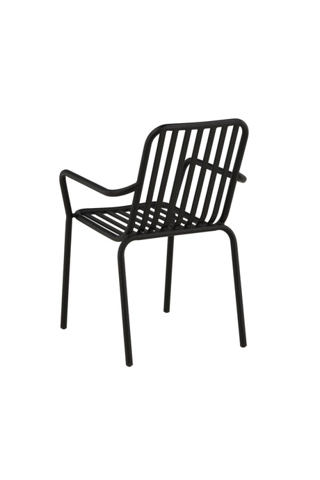 Peking Outdoor - Essstuhl - schwarz/Aluminum - Outdoor - Essstühle - ALVAHOME