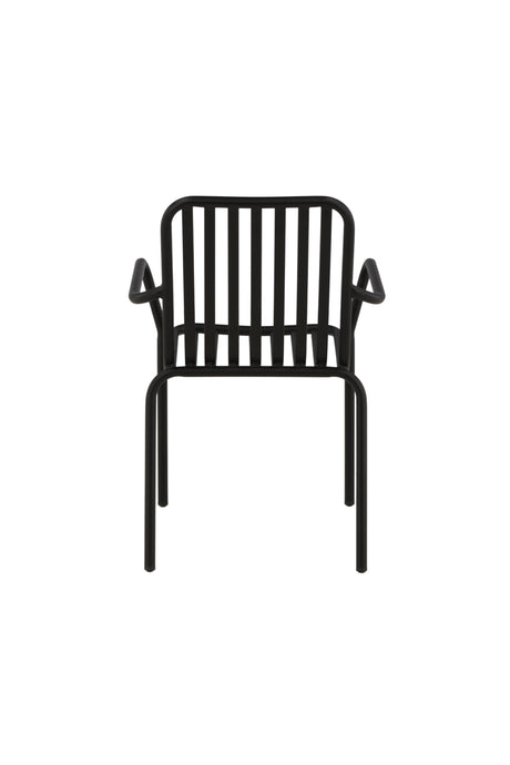Peking Outdoor - Essstuhl - schwarz/Aluminum - Outdoor - Essstühle - ALVAHOME
