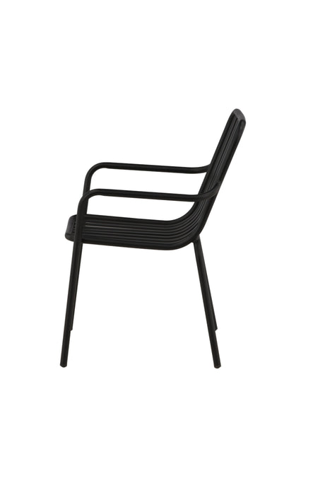 Peking Outdoor - Essstuhl - schwarz/Aluminum - Outdoor - Essstühle - ALVAHOME