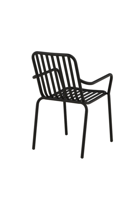 Peking Outdoor - Essstuhl - schwarz/Aluminum - Outdoor - Essstühle - ALVAHOME