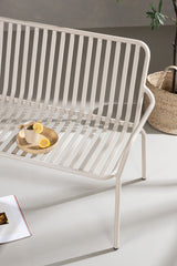 Peking Outdoor - Sitzbank - beige/Aluminum - Outdoor - Sitzbänke - ALVAHOME
