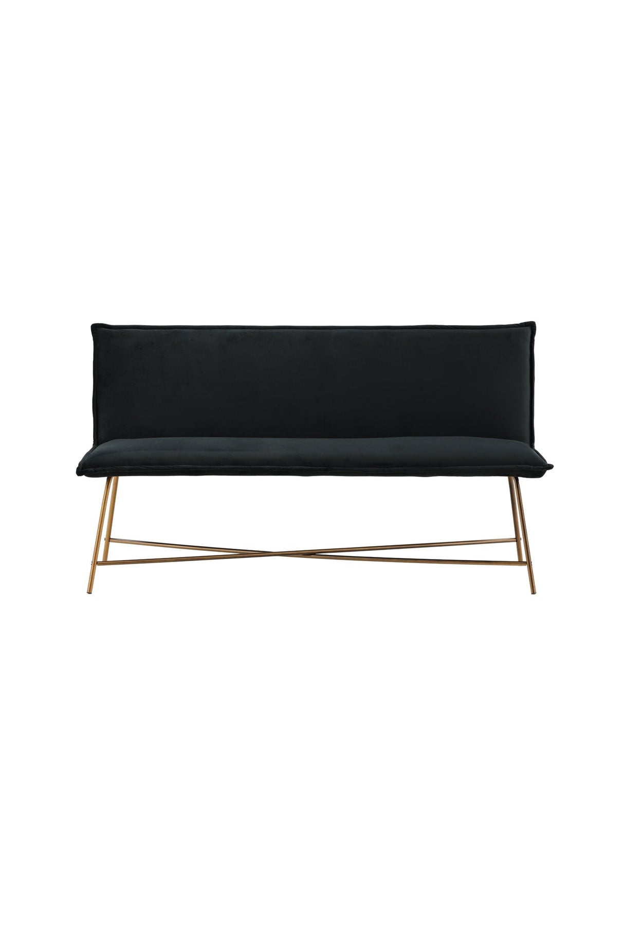 Petra 3 - Sitzer Sofa - schwarz/Polyester - Samt - 3 - Sitzer Sofas - ALVAHOME