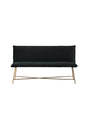 Petra 3 - Sitzer Sofa - schwarz/Polyester - Samt - 3 - Sitzer Sofas - ALVAHOME