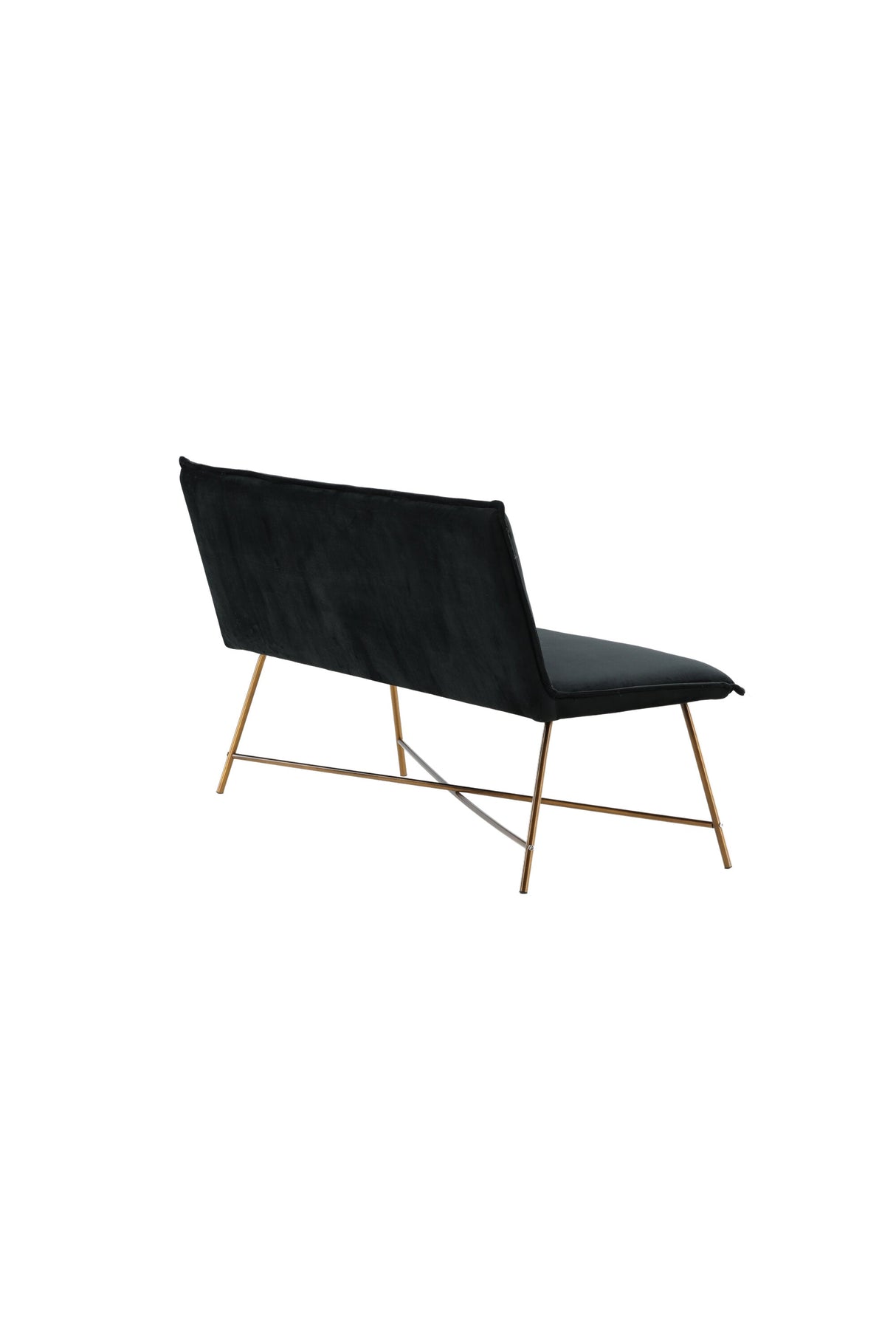 Petra 3 - Sitzer Sofa - schwarz/Polyester - Samt - 3 - Sitzer Sofas - ALVAHOME