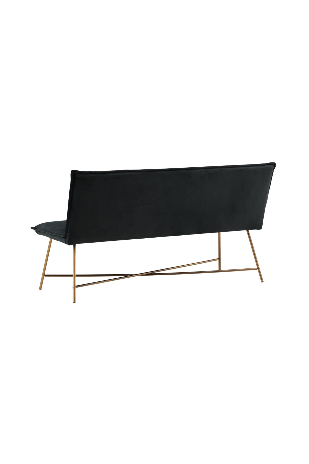 Petra 3 - Sitzer Sofa - schwarz/Polyester - Samt - 3 - Sitzer Sofas - ALVAHOME