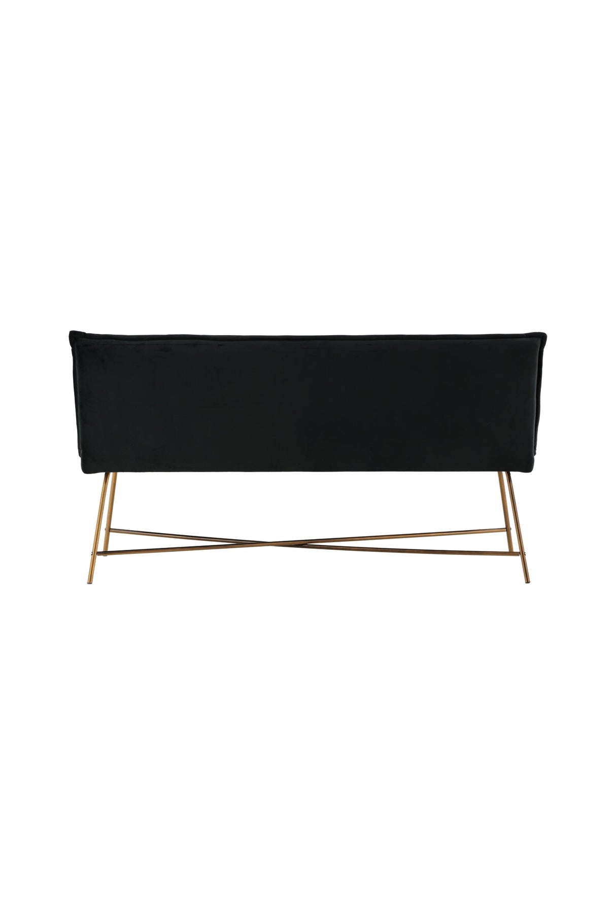 Petra 3 - Sitzer Sofa - schwarz/Polyester - Samt - 3 - Sitzer Sofas - ALVAHOME