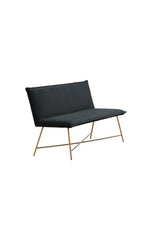 Petra 3 - Sitzer Sofa - schwarz/Polyester - Samt - 3 - Sitzer Sofas - ALVAHOME