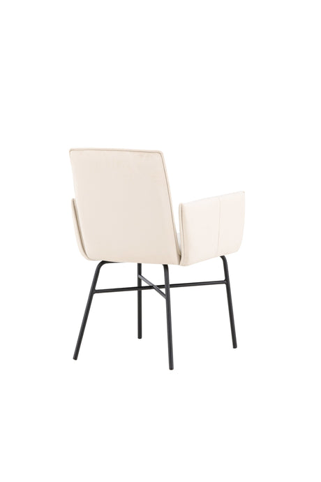 Petra Esszimmerstuhl - beige/Polyester - Samt - Essstühle - ALVAHOME
