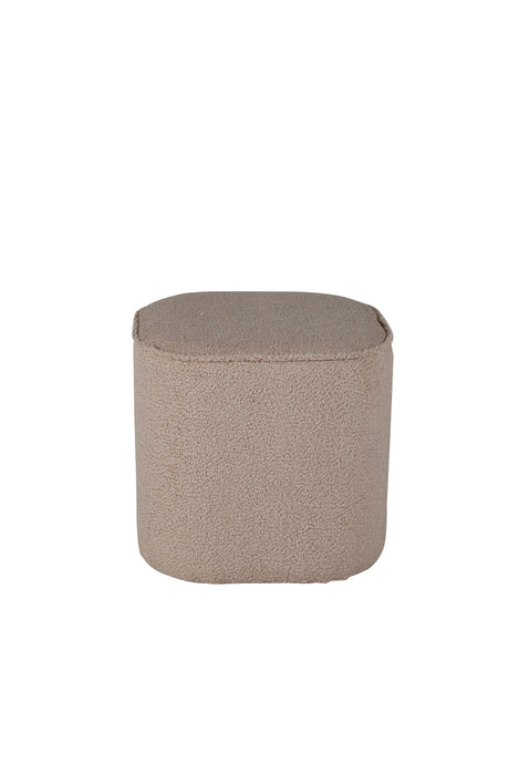 Piff Pouf - beige/Polyester - Teddy - Ottomane / Poufs - ALVAHOME
