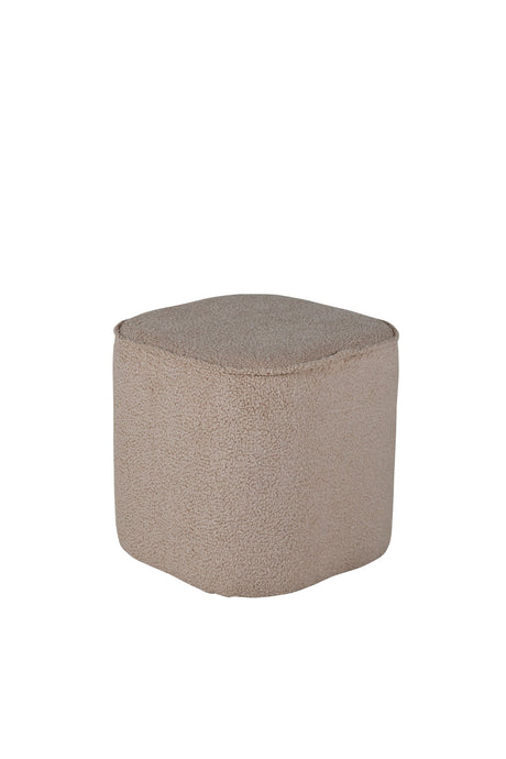Piff Pouf - beige/Polyester - Teddy - Ottomane / Poufs - ALVAHOME