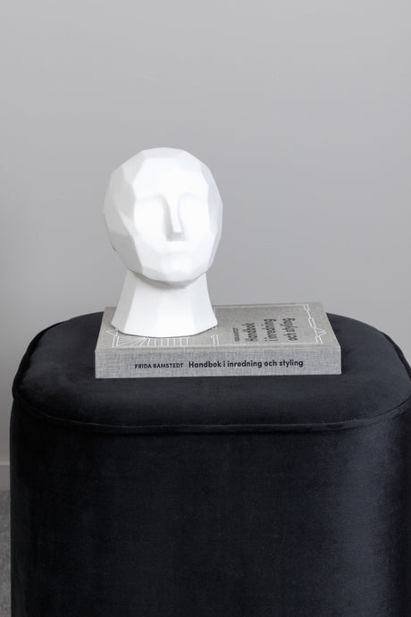 Piff Pouf - schwarz/Polyester - Samt - Ottomane / Poufs - ALVAHOME