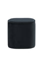 Piff Pouf - schwarz/Polyester - Samt - Ottomane / Poufs - ALVAHOME