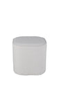Piff Pouf - weiß/Polyester - Teddy - Ottomane / Poufs - ALVAHOME