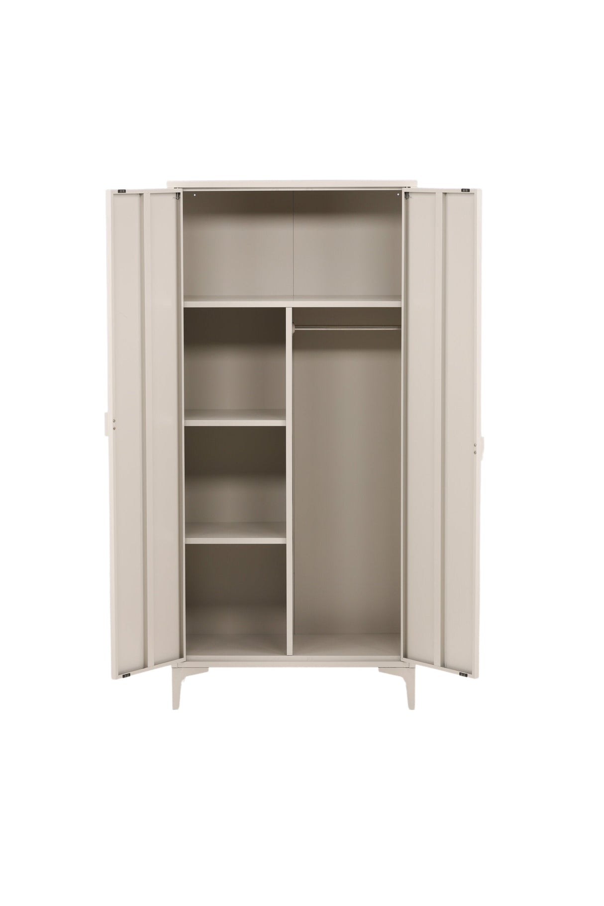 Piring Garderrobe - beige/Stahl - Garderroben - ALVAHOME