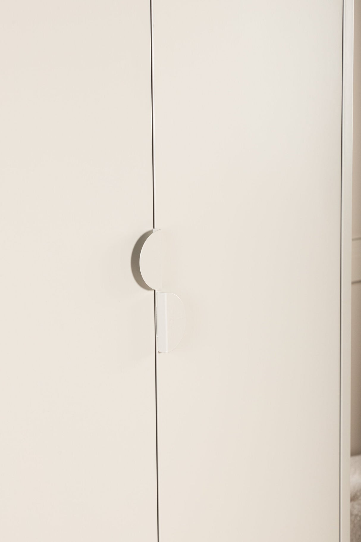 Piring Garderrobe - beige/Stahl - Garderroben - ALVAHOME