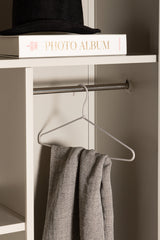 Piring Garderrobe - beige/Stahl - Garderroben - ALVAHOME