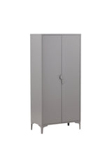 Piring Garderrobe - hellgrau/Stahl - Garderroben - ALVAHOME