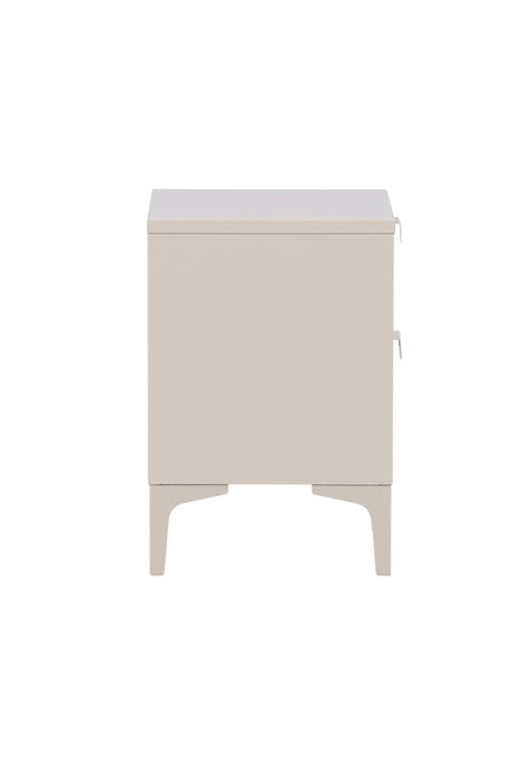 Piring Kommode - beige/Stahl - Kommoden - ALVAHOME