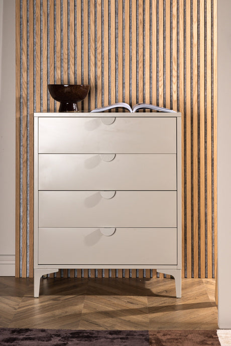 Piring Kommode - beige/Stahl - Kommoden - ALVAHOME