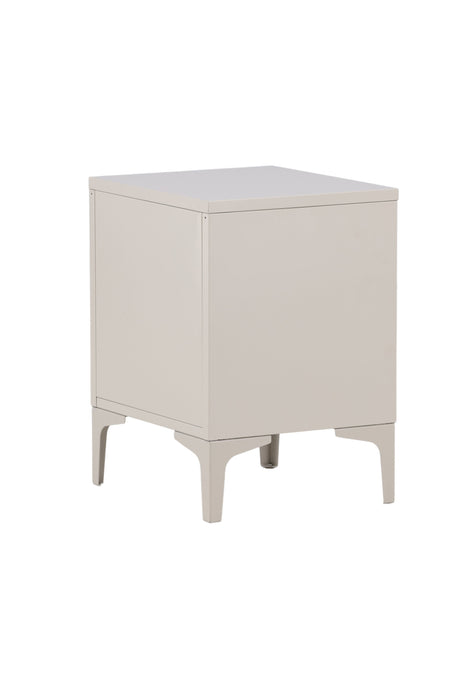 Piring Kommode - beige/Stahl - Kommoden - ALVAHOME
