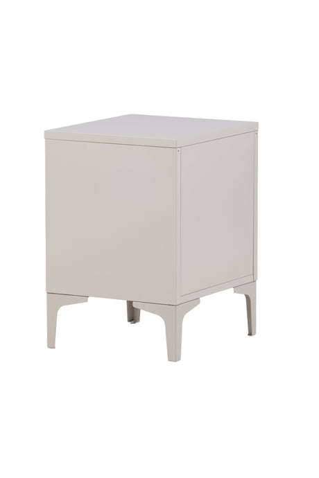 Piring Kommode - beige/Stahl - Kommoden - ALVAHOME