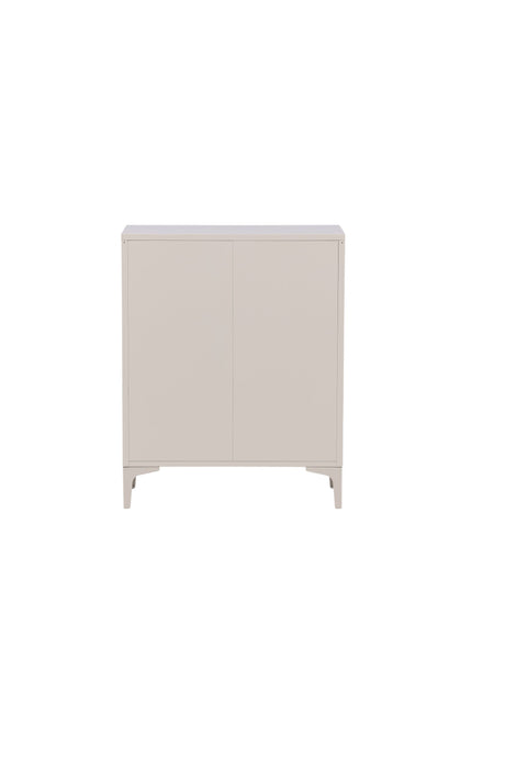 Piring Kommode - beige/Stahl - Kommoden - ALVAHOME