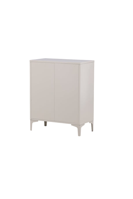 Piring Kommode - beige/Stahl - Kommoden - ALVAHOME