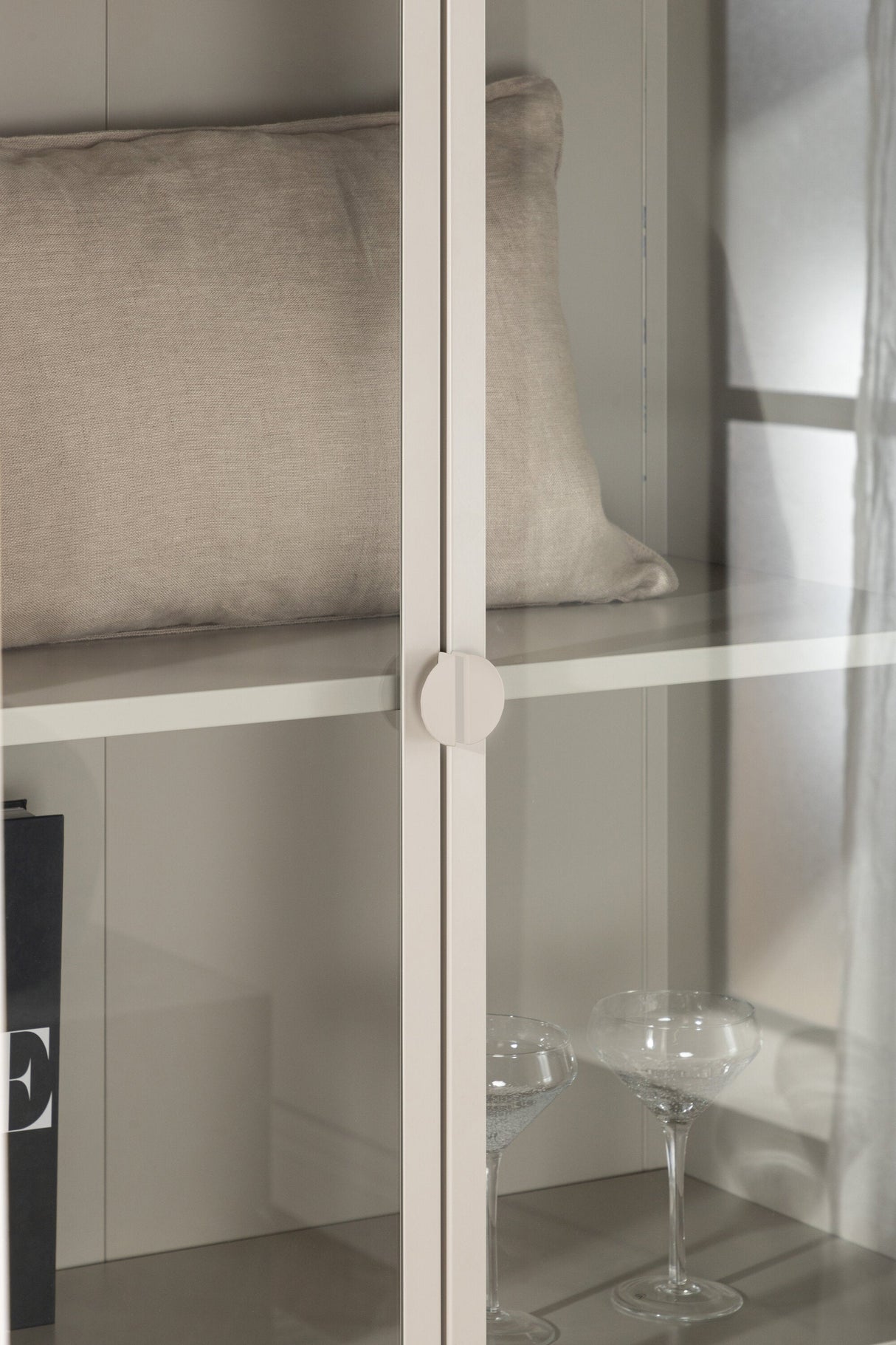 Piring Schrank - beige/Stahl - Schränke - ALVAHOME