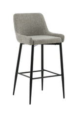 Plaza Barhocker - beige/Polyester - Leinen - Barhocker - ALVAHOME