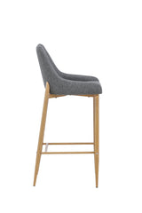 Plaza Barhocker - dunkelgrau/Metall - Barhocker - ALVAHOME