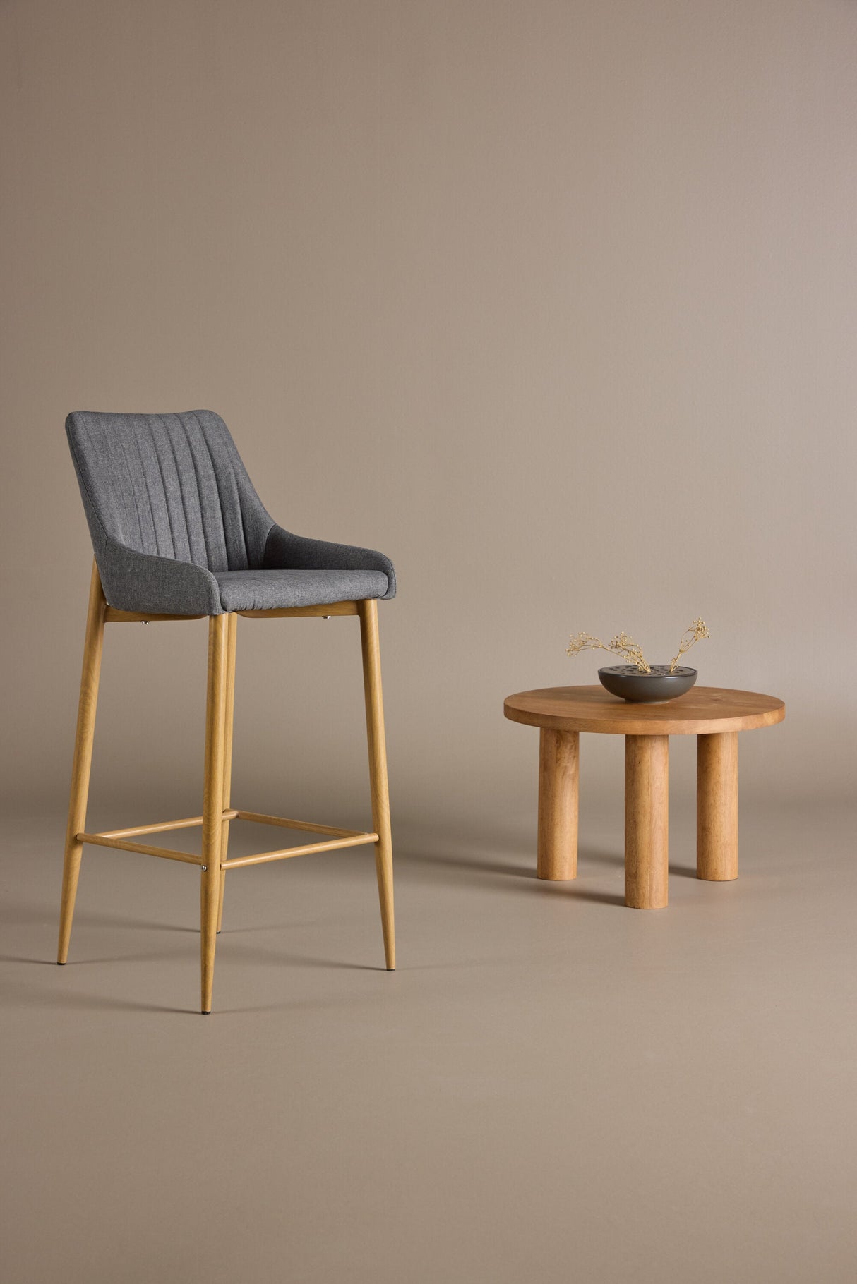 Plaza Barhocker - dunkelgrau/Metall - Barhocker - ALVAHOME