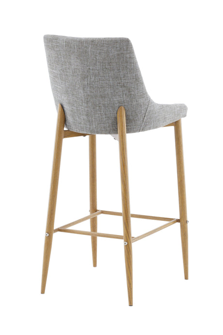 Plaza Barhocker - hellgrau/Metall - Barhocker - ALVAHOME