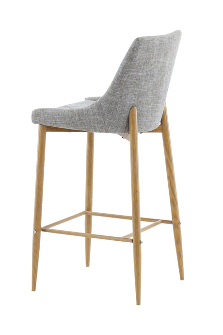 Plaza Barhocker - hellgrau/Metall - Barhocker - ALVAHOME