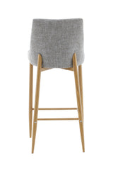 Plaza Barhocker - hellgrau/Metall - Barhocker - ALVAHOME