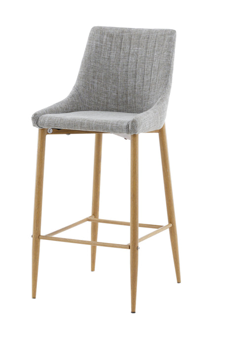Plaza Barhocker - hellgrau/Metall - Barhocker - ALVAHOME
