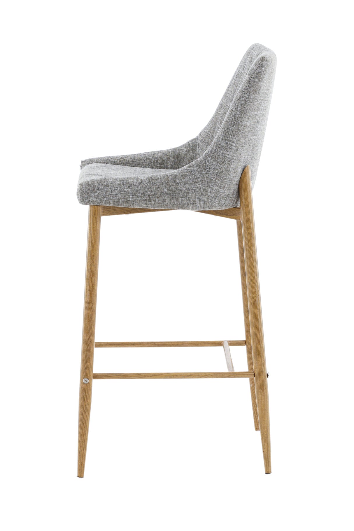Plaza Barhocker - hellgrau/Metall - Barhocker - ALVAHOME