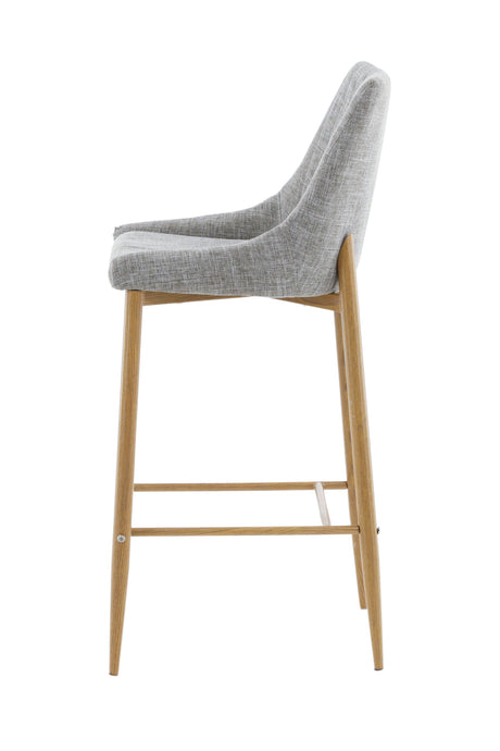 Plaza Barhocker - hellgrau/Metall - Barhocker - ALVAHOME