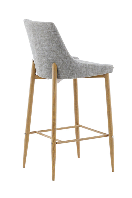 Plaza Barhocker - hellgrau/Metall - Barhocker - ALVAHOME