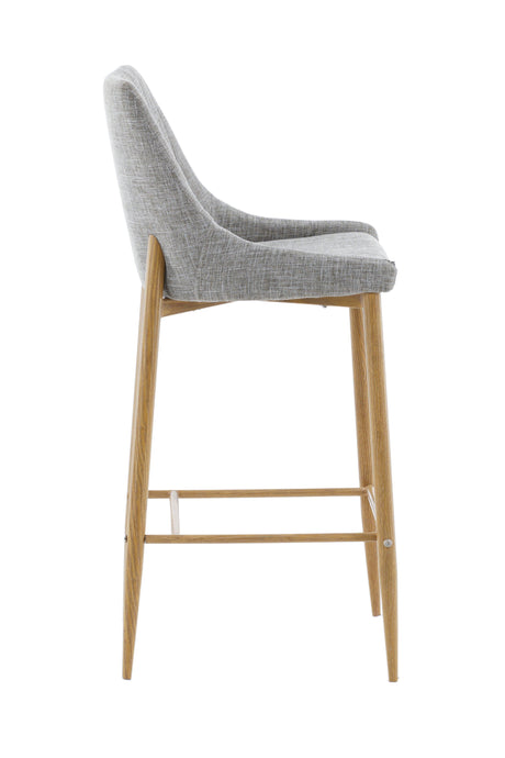 Plaza Barhocker - hellgrau/Metall - Barhocker - ALVAHOME