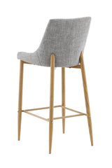 Plaza Barhocker - hellgrau/Metall - Barhocker - ALVAHOME