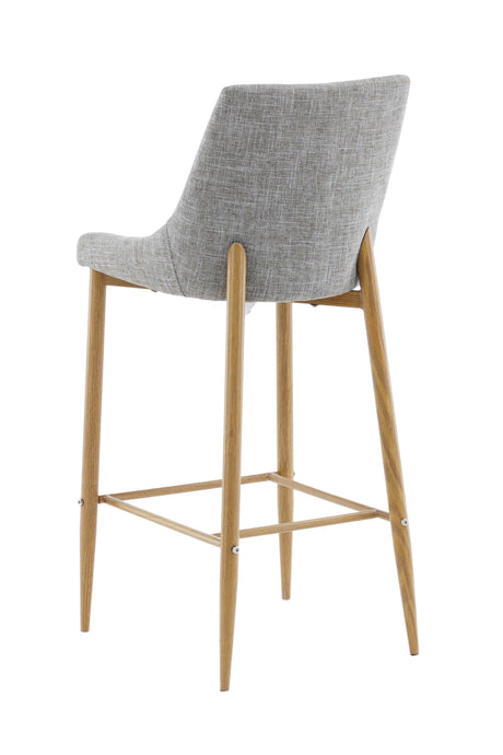 Plaza Barhocker - hellgrau/Metall - Barhocker - ALVAHOME