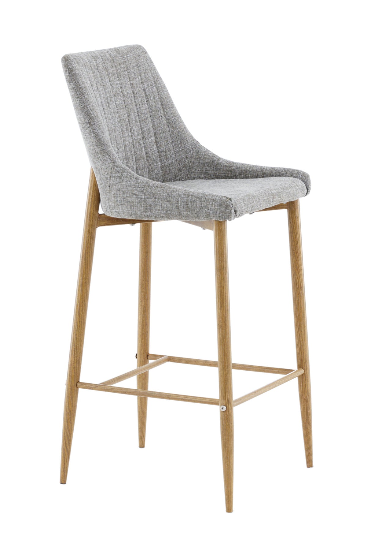 Plaza Barhocker - hellgrau/Metall - Barhocker - ALVAHOME