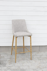 Plaza Barhocker - hellgrau/Metall - Barhocker - ALVAHOME
