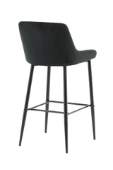 Plaza Barhocker - schwarz/Polyester - Barhocker - ALVAHOME